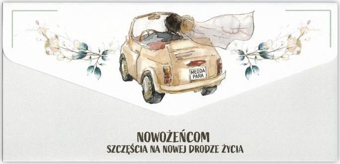 Karnet-koperta Ślub