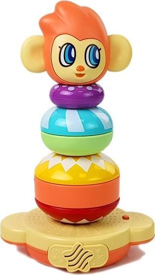 Lean Sport Edukacyjna Piramidka Małpka z Dźwiękami, Nauka Liczb