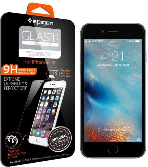Spigen szkło hartowane slim dla Iphone 6/6S