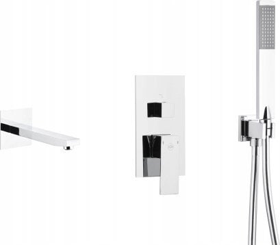 Bateria wannowa KFA 5139-401-00 / KFA / LOGON / ZESTAW WANNOWY PODTYNKOWY Z BATERIĄ 3 FUNKCYJNĄ, CHROM /