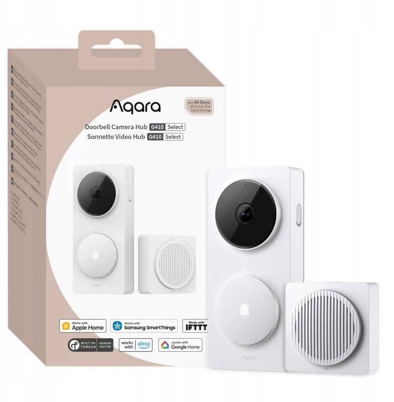 SMART HOME G410 DOORBELL CAM/HUB WHITE CH-C09D-W AQARA