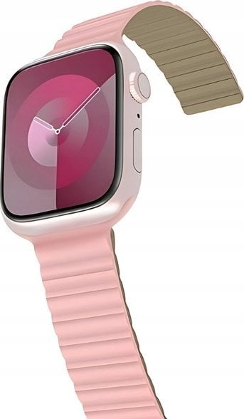 Araree Araree Strap Silicone Link Apple Watch 42/44/45/49mm pink-green/pink-khaki AR70-01907B