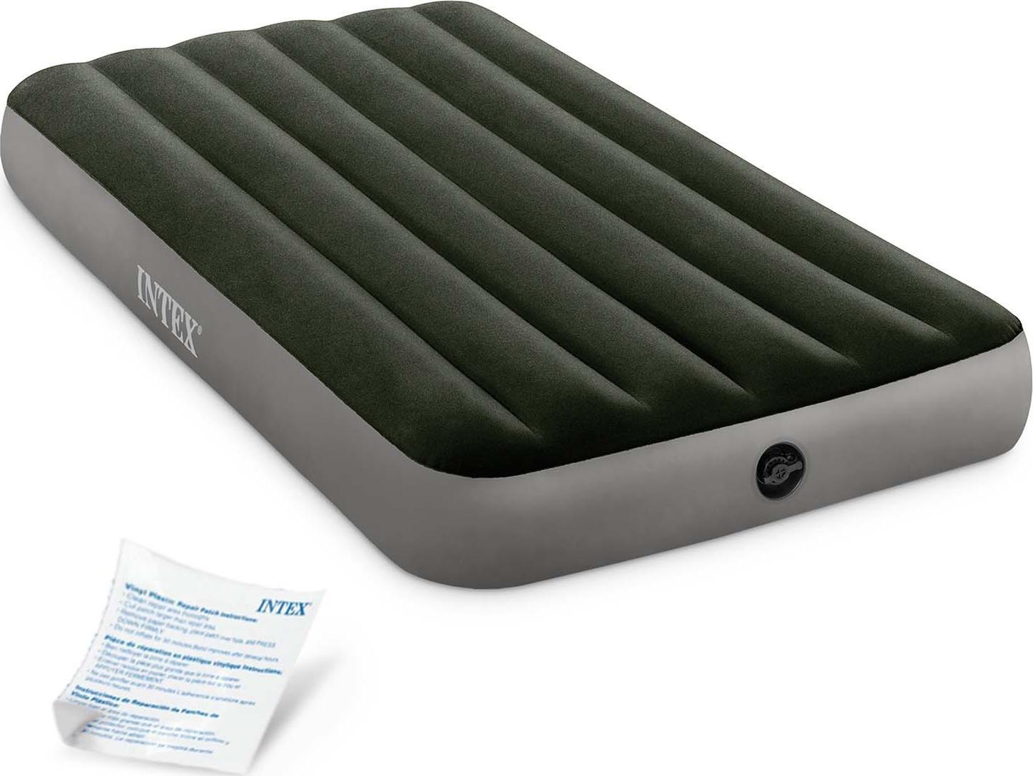 Intex Materac turystyczny Prestige Twin zielony