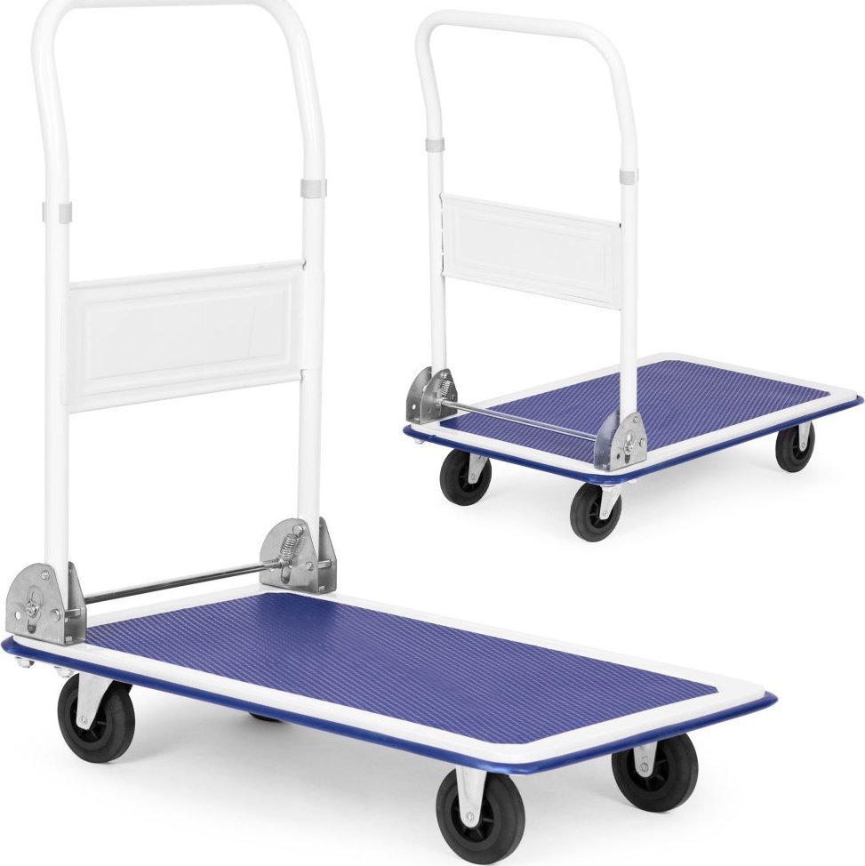 ModernHome Wózek transportowy platformowy magazynowy 150KG składany ręczny