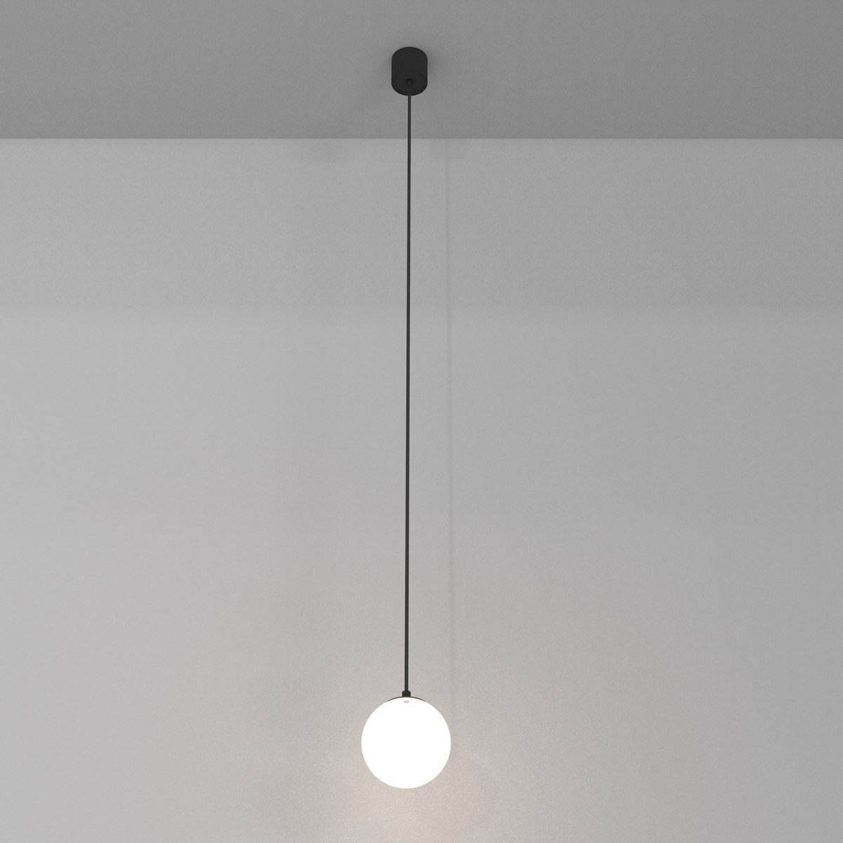 Lampa wisząca Maytoni Lampa wisząca Luna P039PL-5W3K-10-B Maytoni LED 5W 3000K nad stół biała czarna