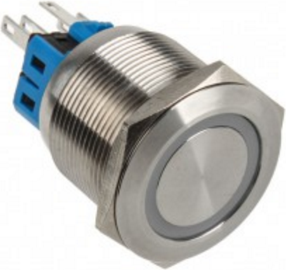 DimasTech Przełącznik LED 25mm Biały (PD058)