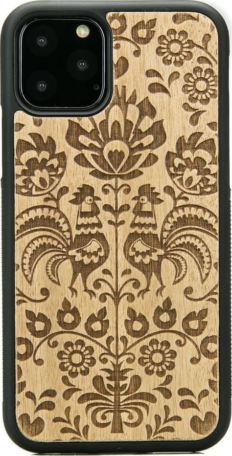 BeWood Drewniane Etui na iPhone 11 PRO POLSKI FOLK ANIEGRE