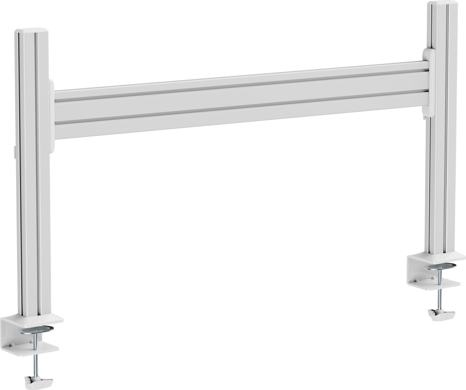 InLine® Slatwall Tischhalterung, Panel Aluminium 1m inkl. 2 Stützen 0,43m