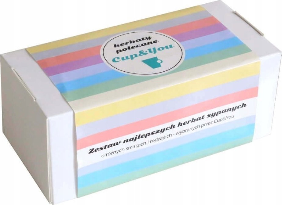Cup&You Zestaw herbat sypanych - 20 różnych herbat - łącznie 103g