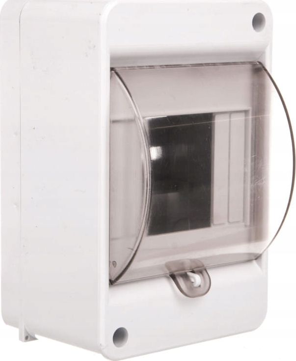 Incobex Rozdzielnica modułowa 1x4 natynkowa IP20 z klapką dymną i zaciskami (ENE-00318)