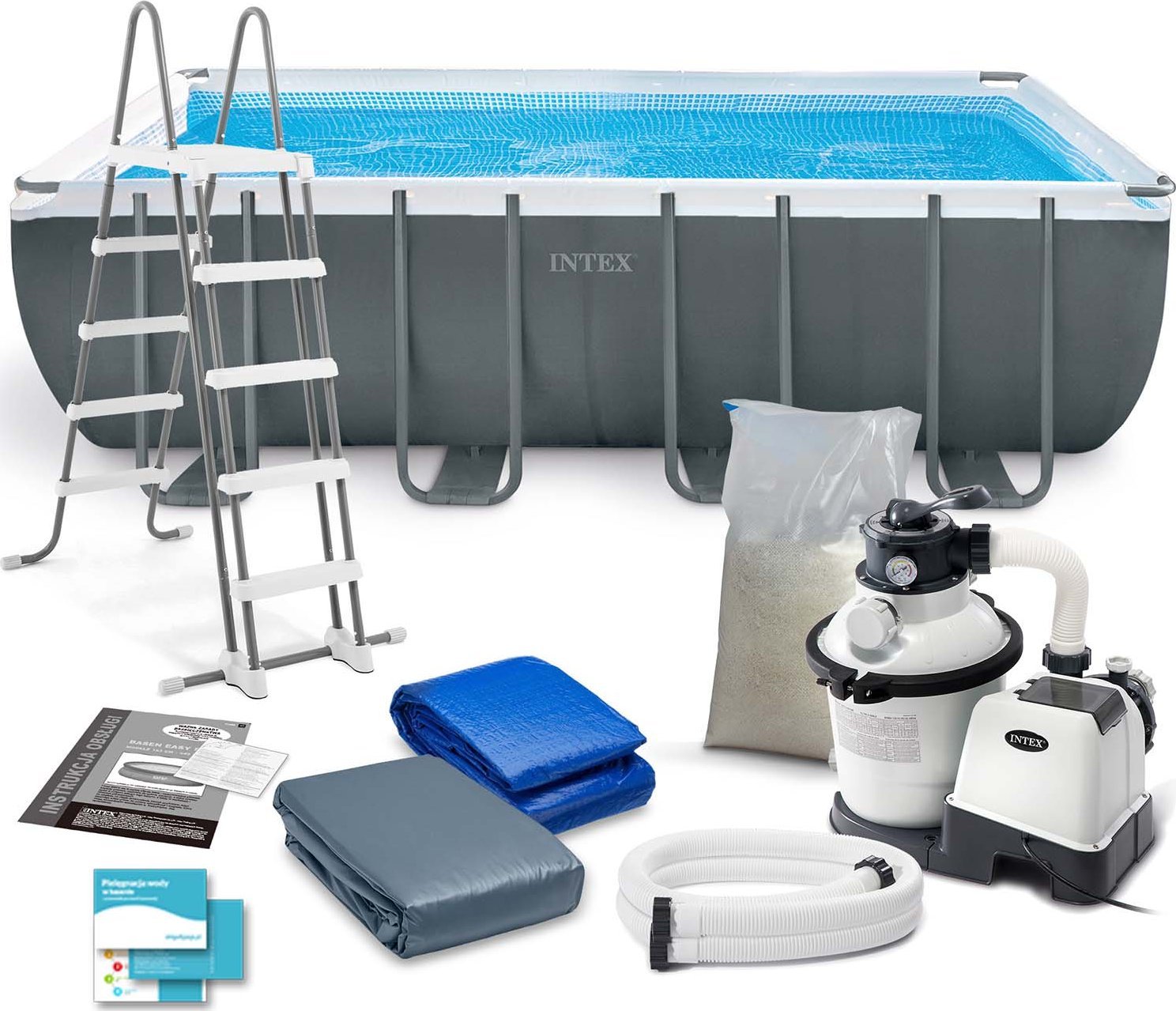 Intex Basen stelażowy Ultra XTR Frame 549x274cm 12w1 (26356)