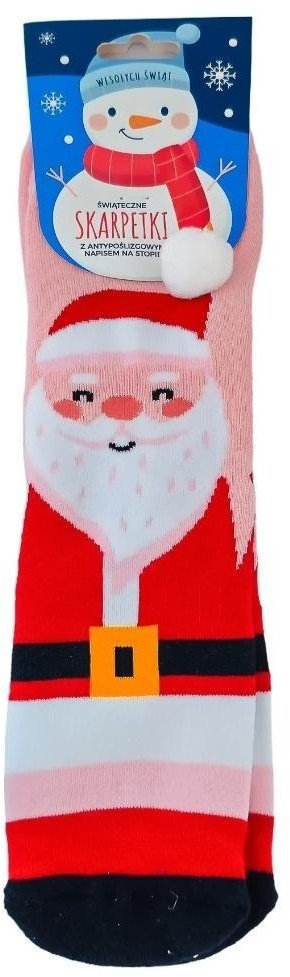 Skarpetki z pomponami Mikołaj