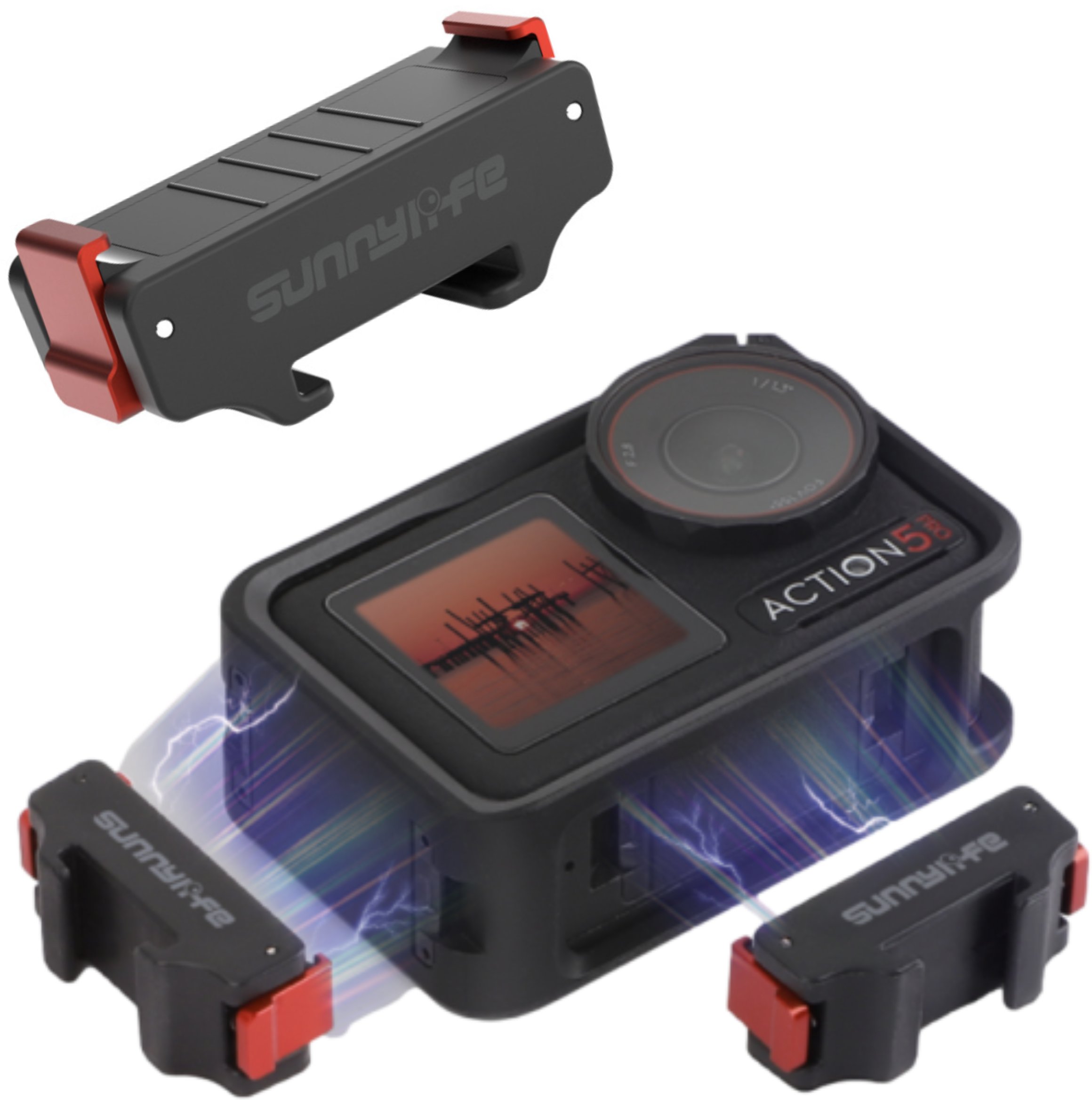 MAGNETYCZNY ADAPTER UCHWYT QUICK RELEASE COLD SHOE DO DJI OSMO ACTION 5 PRO / 4 / 3