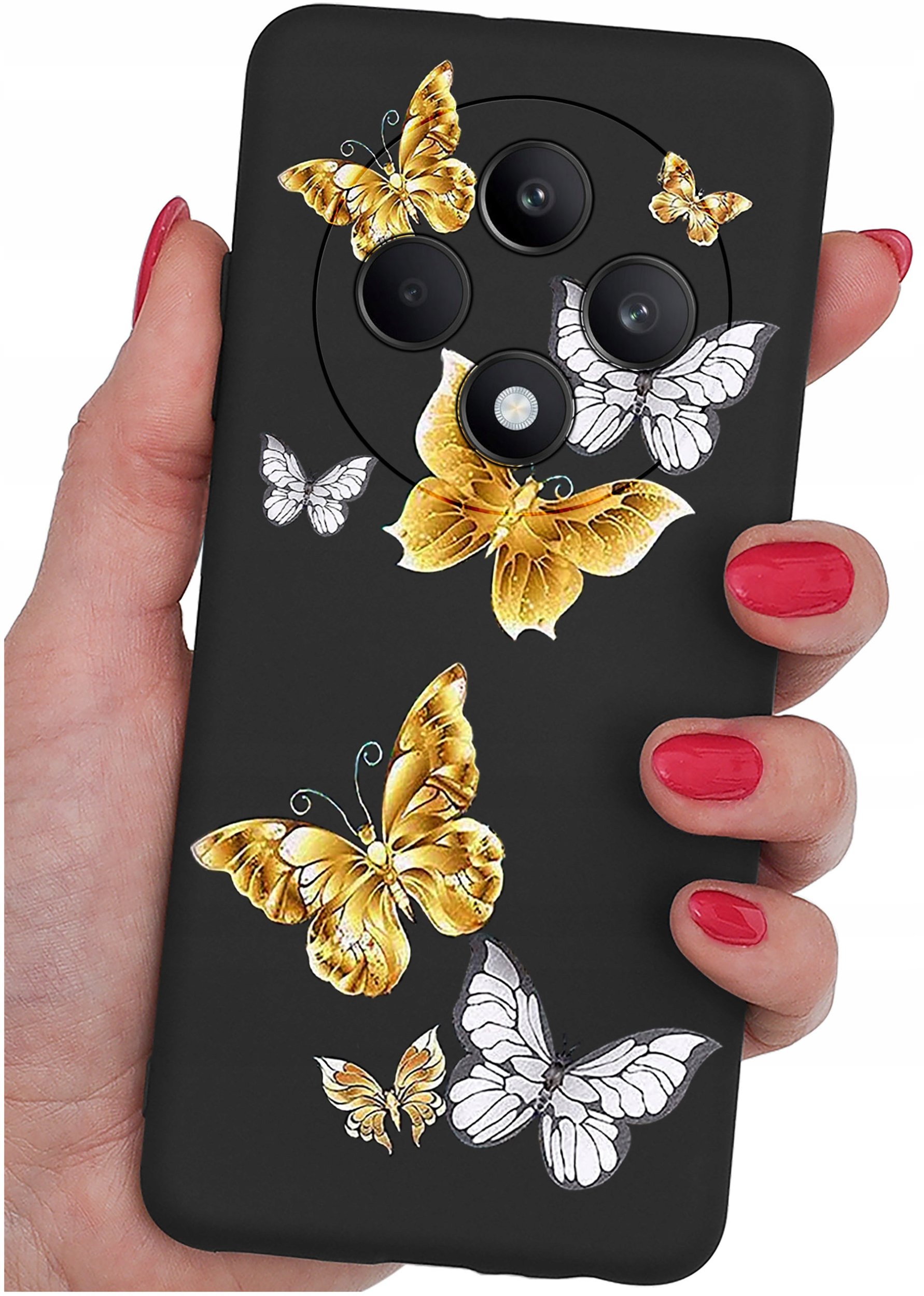 Etui do Oppo Reno 12 F 5G | 12 FS 5G WZORY |SILIKONOWE MATT CASE + SZKŁO 9H