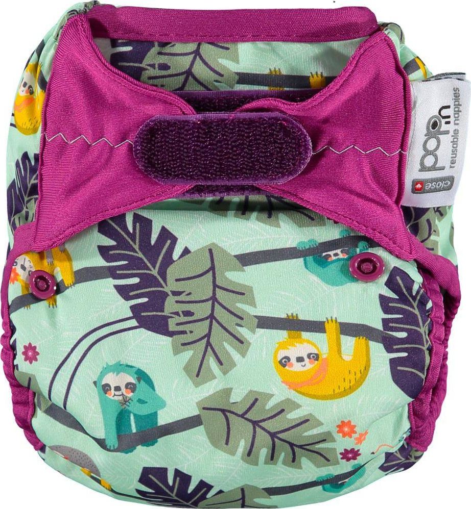 Close Caboo Otulacz, pieluszka wielorazowa z rzepami Sloth 3-16 kg, 1 szt.