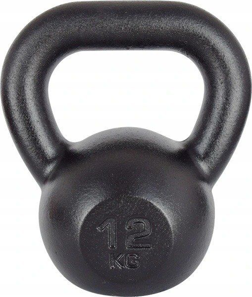 Kettlebell Kawmet żeliwny 12 kg