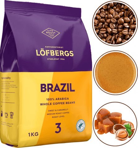 Kawa ziarnista Lofbergs LOFBERGS BRAZIL ARABICA 100% KAWA ZIARNISTA 1kg