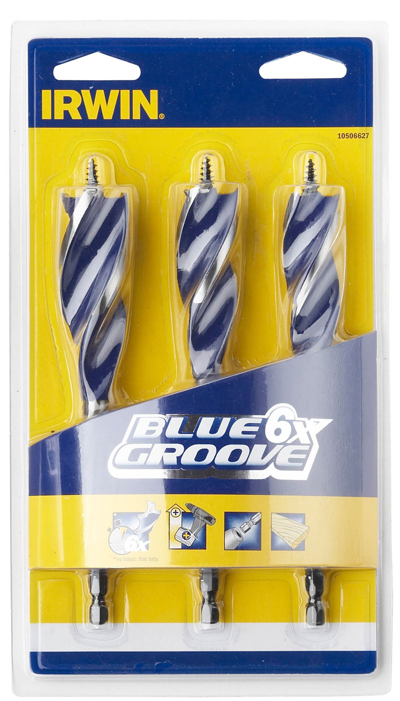 Wiertło Irwin do drewna kręte sześciokątne 20 22 25mm zestaw (10506627)