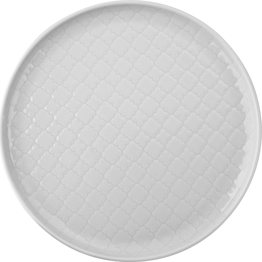 Lubiana Talerz płytki deserowy 20cm Marrakesz biały