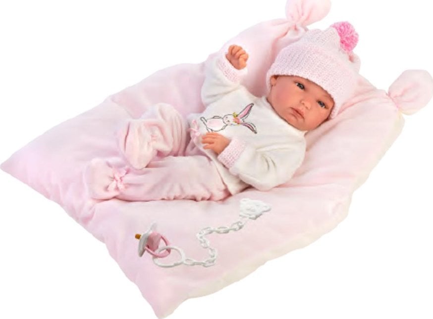 Llorens Llorens 17412 Lalka bobas Mimi 42 cm z gondolką