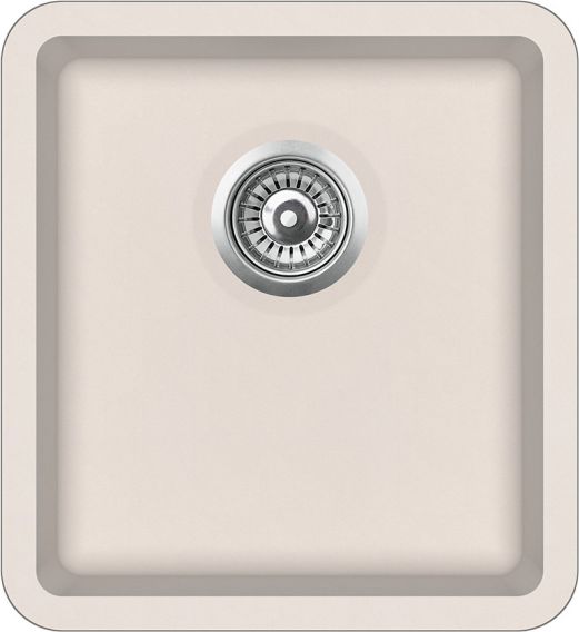 Zlewozmywak Aquasanita Arca SQA101, korek automatyczny, 111 Silica