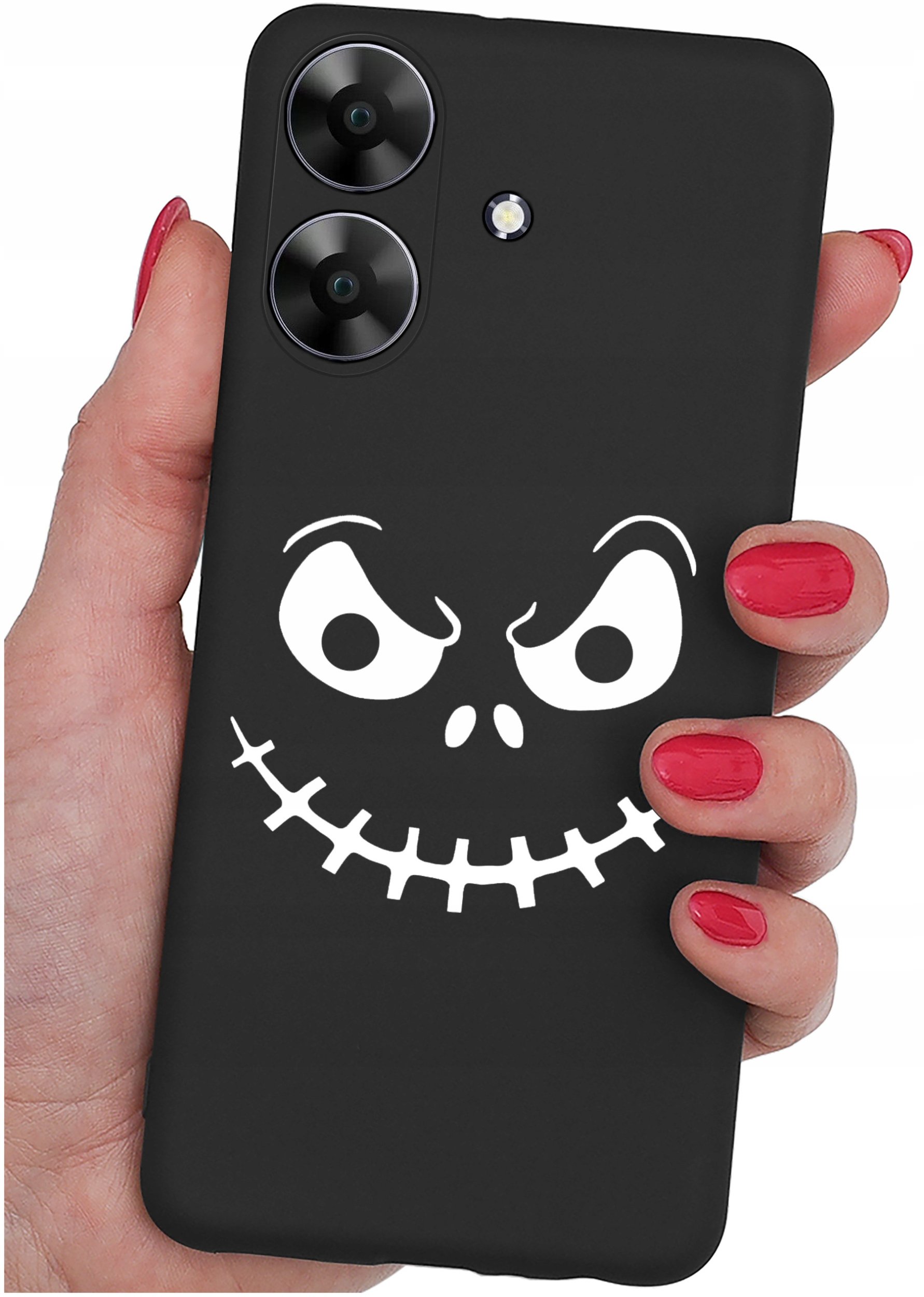 ETUI do Realme Note 60 CASE WZORY | SILIKONOWE MATT CASE + SZKŁO 9H