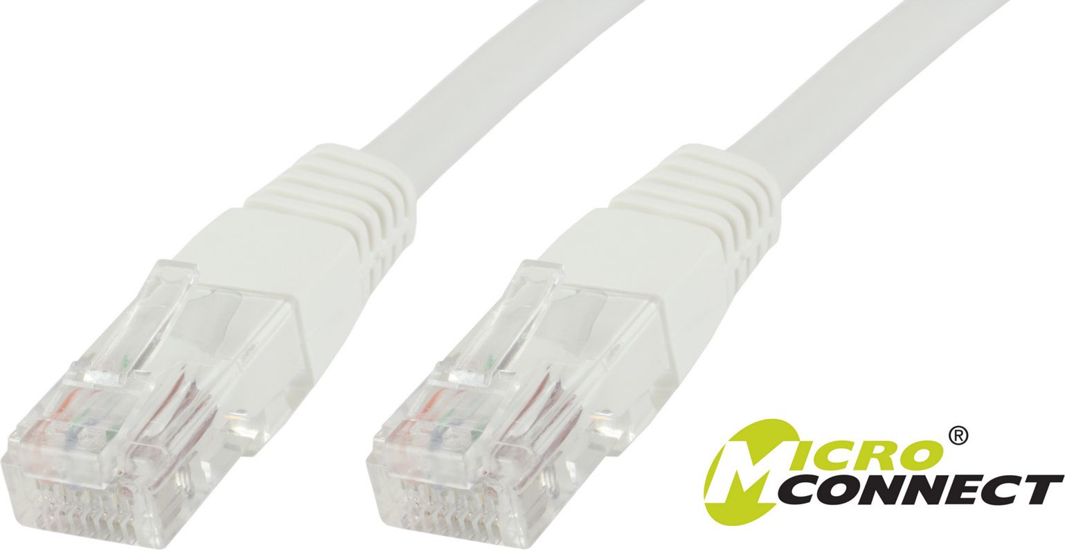 MicroConnect Patchcord U/UTP, CAT6, 4 pack, 20m, biały (V-UTP620WVP)