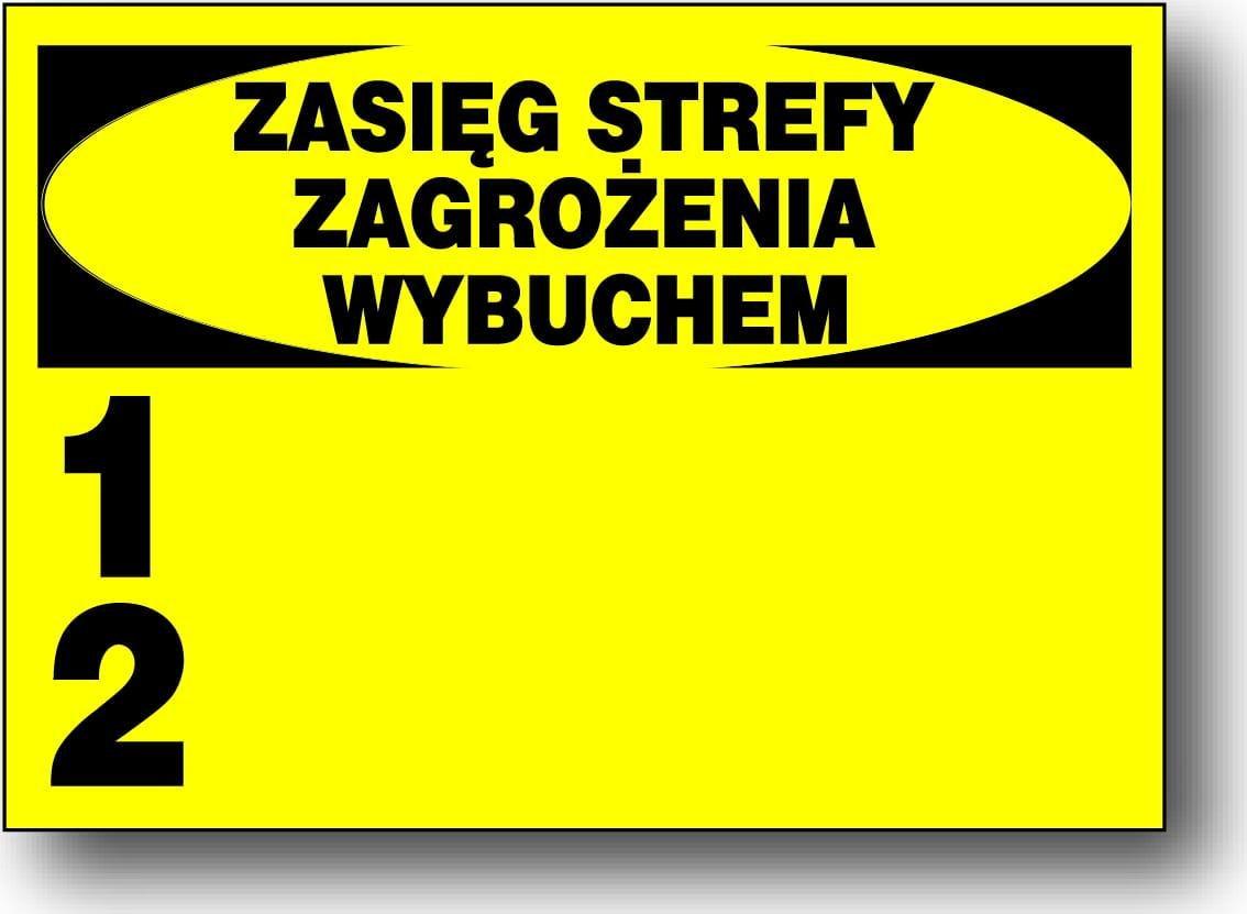 Mój dom Szw-9 Tablica - Zasięg Strefy Zagrożenia Wybuchem