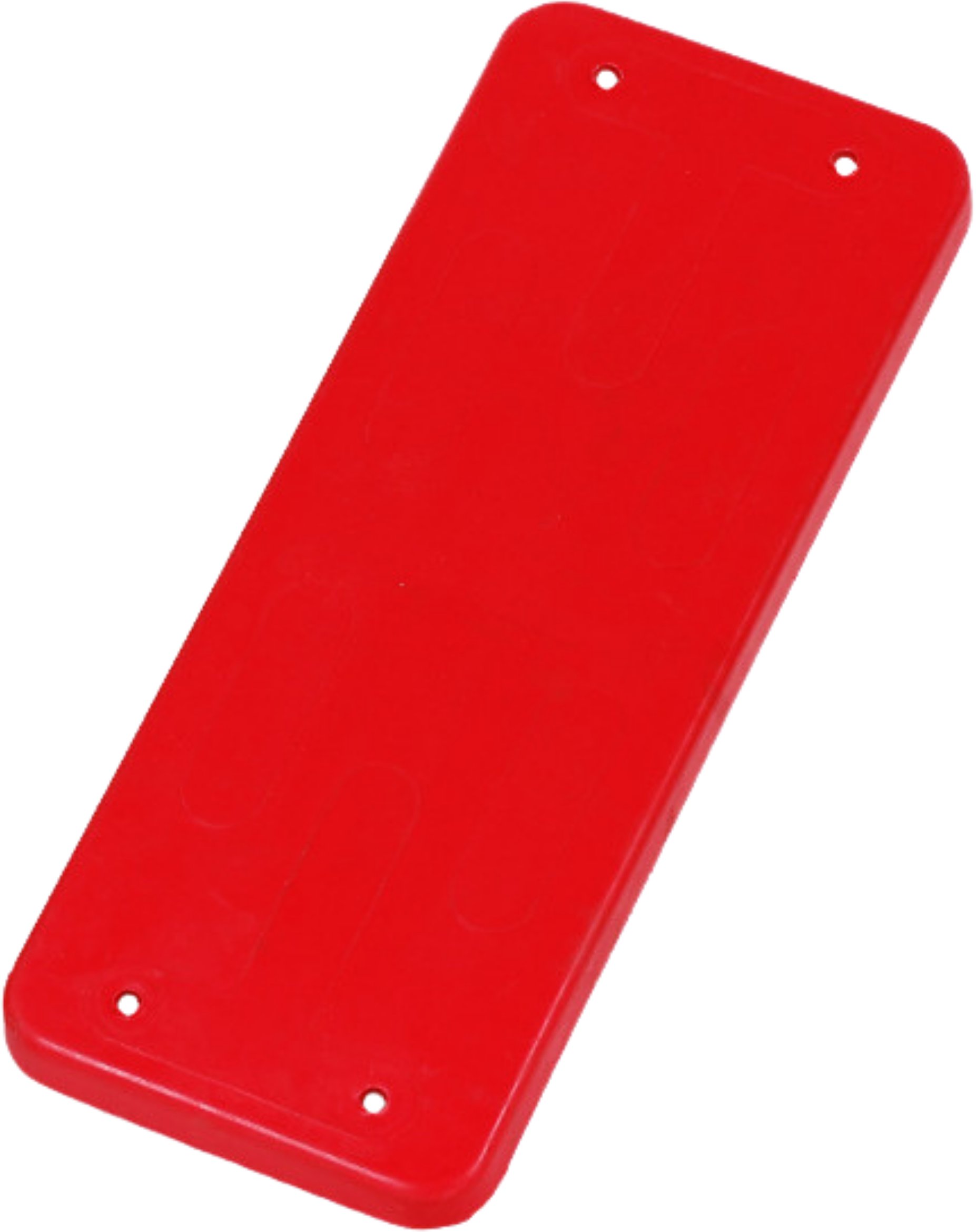 Siedzisko gumowe czerwone deska do huśtawki płaska dla dzieci