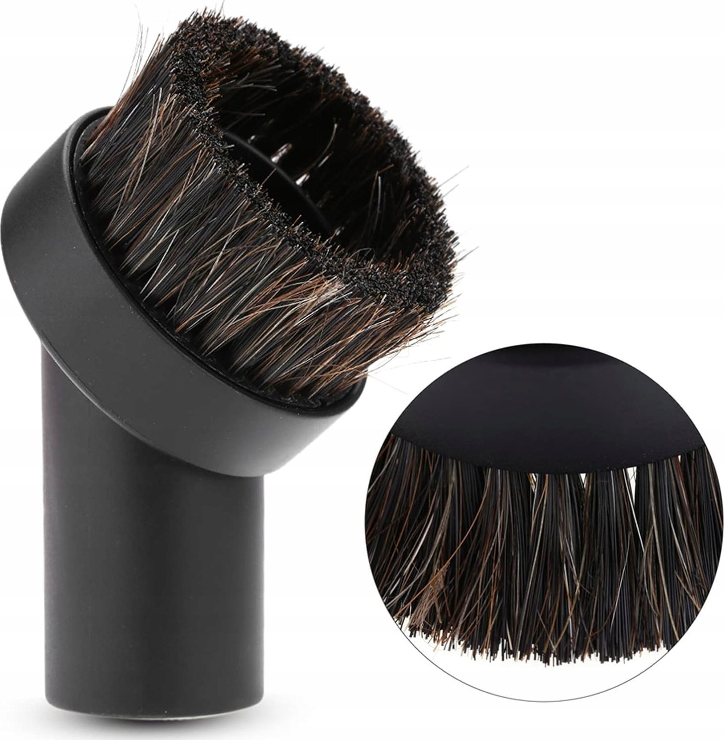 Odkurzacz przemysłowy Rosfix OKRĄGŁA UNIWERSALNA SSAWKA KOŃCÓWKA SZCZOTKA ODKURZACZA Z WŁOSIEM HQ 32MM