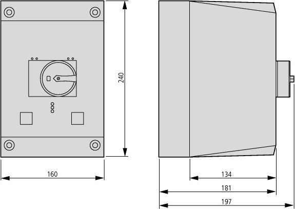 Eaton Obudowa wyłącznika silnikowego IP65 natynkowa CI-K4-PKZ4-G (225524)