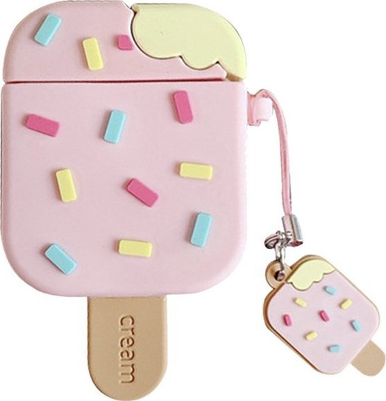 GEL ETUI AIRPODS PRO SŁUCHAWKI POKROWIEC LÓD RÓŻOWY