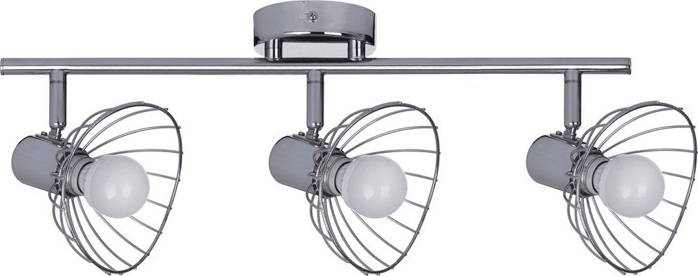 Kinkiet Activejet Listwa reflektorowa potrójna sufitowa ścienna chrom Activejet GIZEL kinkiet E14 do salonu