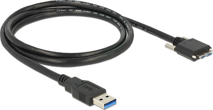 Kabel USB Delock USB-A - microUSB 3 m Czarny (83599)