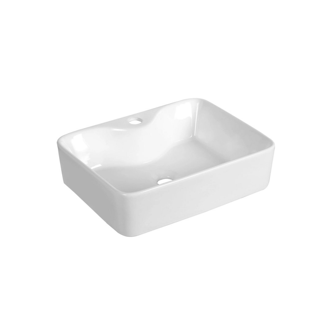 Umywalka CE-U-017-11-48 / JELLOW / CEUTA / UMYWALKA NABLATOWA Z OTW. 480X370X130 /