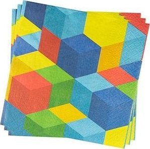 Arpex Serwetki Klocki 33x33cm 20szt