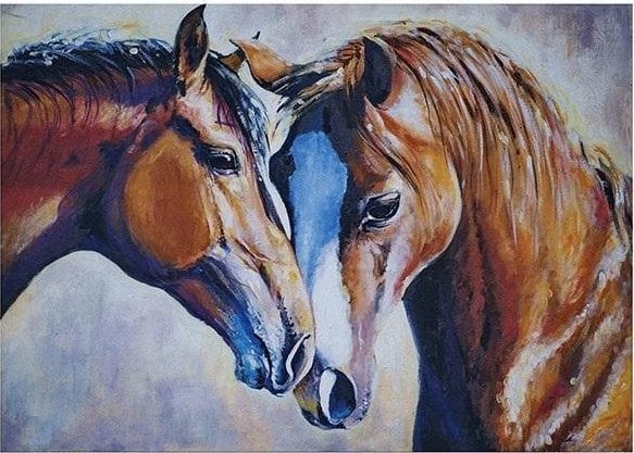 Norimpex Mozaika diamentowa 5D - Konie 40x30cm