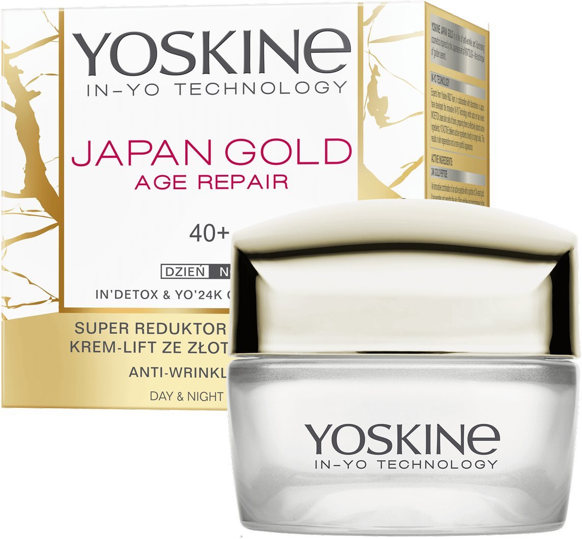 Yoskine, Japan Gold 40+, Repairing, Day & Night, Cream, Face, 50 ml For Women