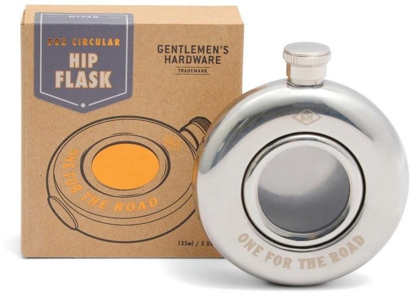 Piersiówka okrągła 135ml One For The Road