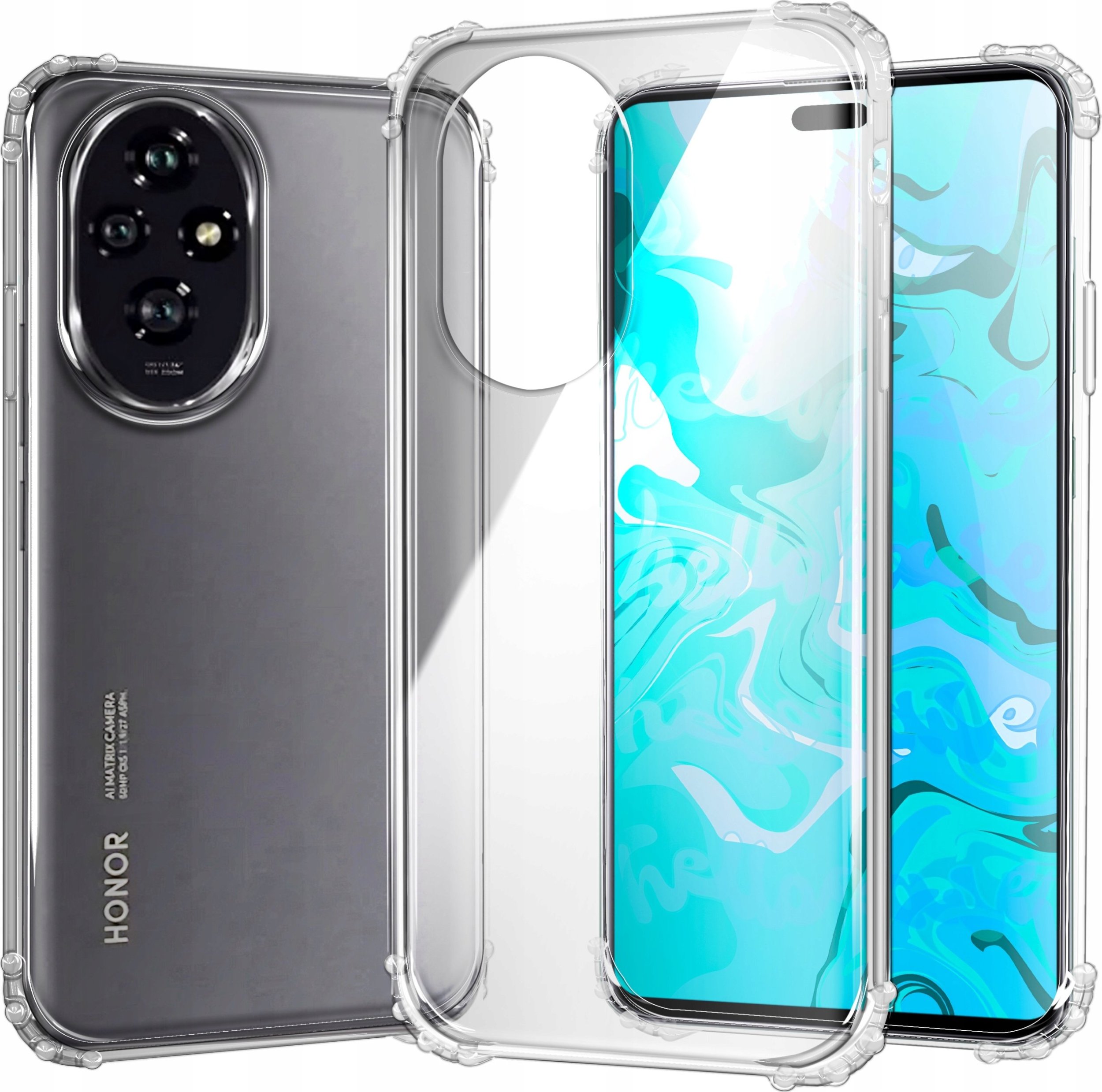 Hello Case ETUI PANCERNE DO HONOR 200 PRO | CASE SILIKON GUMOWE SLIM ANTI SHOCK