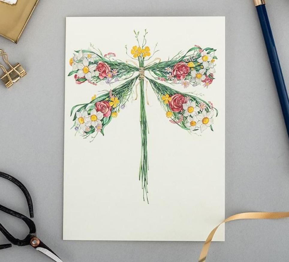 DM Collection Karnet A065 B6 + koperta Ważka