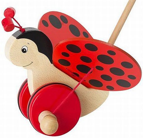 Goki Drewniana zabawka, biedronka (54950)