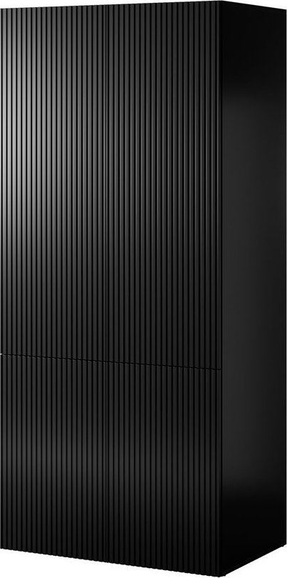 Triton Szafa PAFOS 2D 90x55,5x198,5 czarny mat