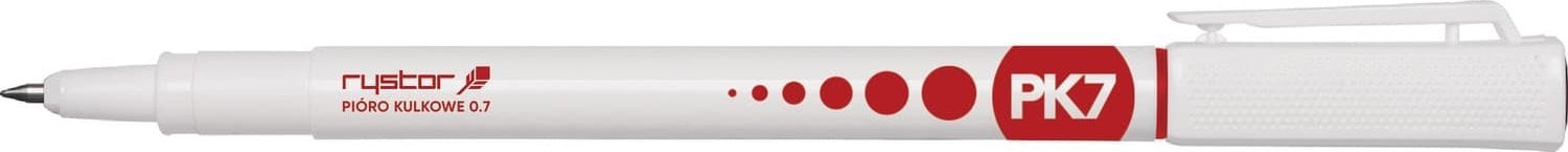 Rystor PIÓRO KULKOWE RYSTOR PK7 CZERWONE