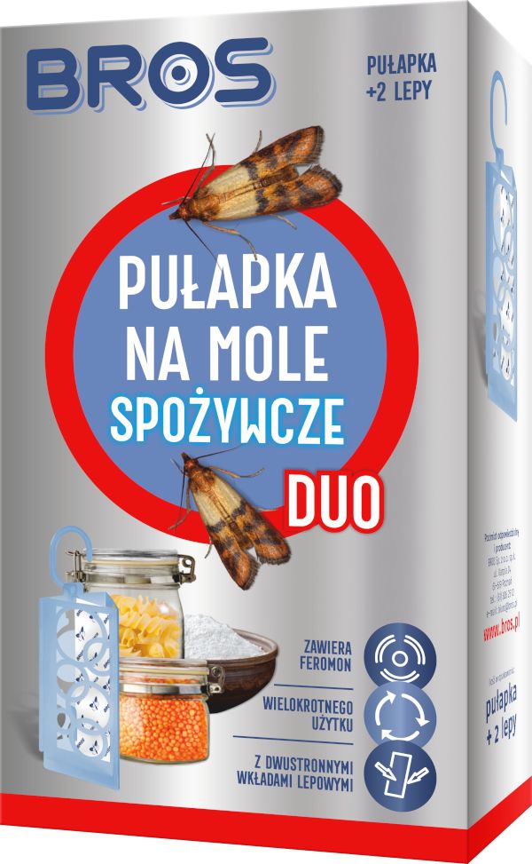 Biopon Pułapka na mole spożywcze duo + Wkłady Bros 1szt.