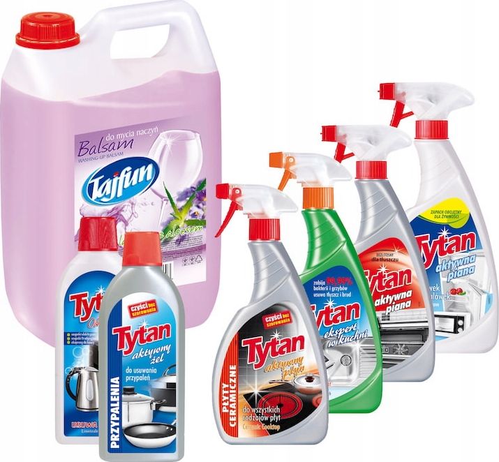 Tytan Tytan MEGA ZESTAW DO MYCIA CZYSZCZENIA KUCHNI
