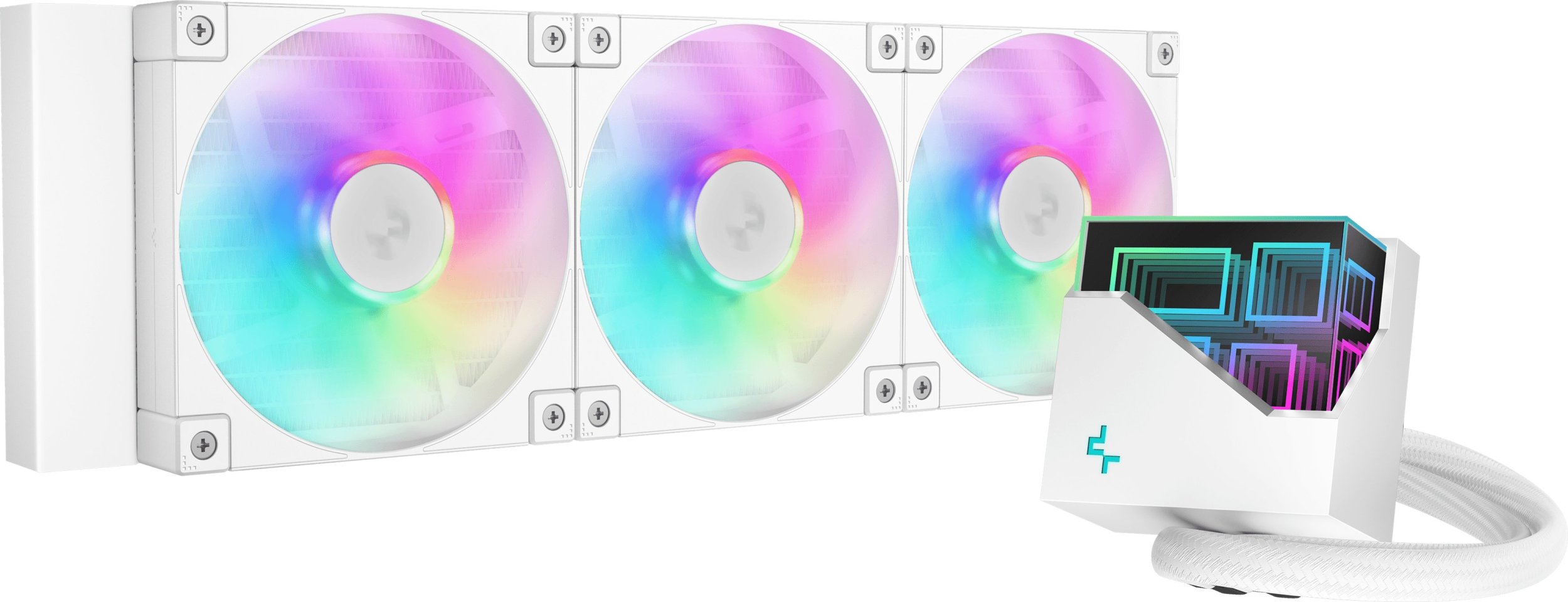 Chłodzenie wodne Deepcool LT360 WH ARGB (R-LT360-WHAMNC-G-1)