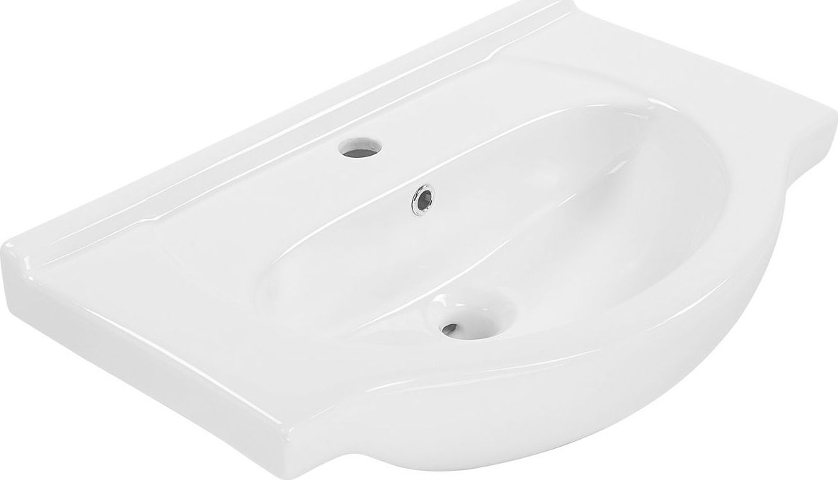 Umywalka Elior Romanza 2X wpuszczana w blat 65cm biała