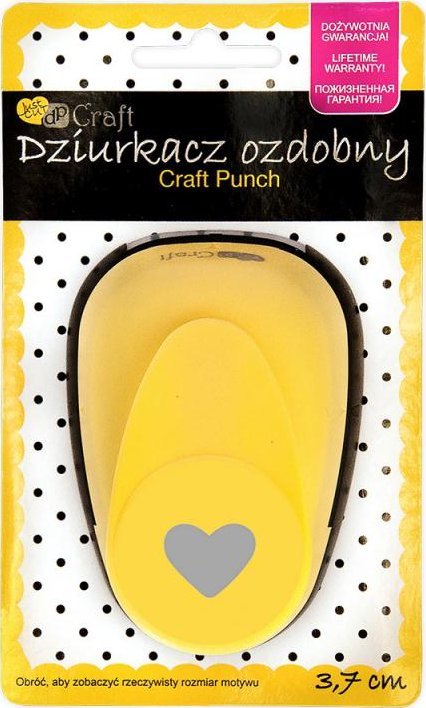 DP Craft DZIURKACZ OZDOBNY 3,7CM JCDZ-115-023 SERCE