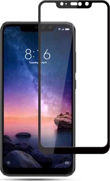 Mocolo Szkło Mocolo Full Glue do Xiaomi Redmi Note 6 Pro czarne uniwersalny